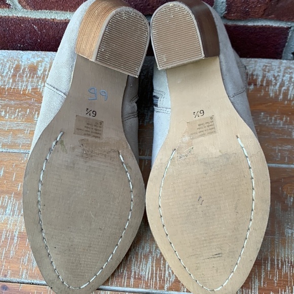 Seychelles from Anthro Light Tan Suede Heeled Leather Booties - Picture 8 of 9